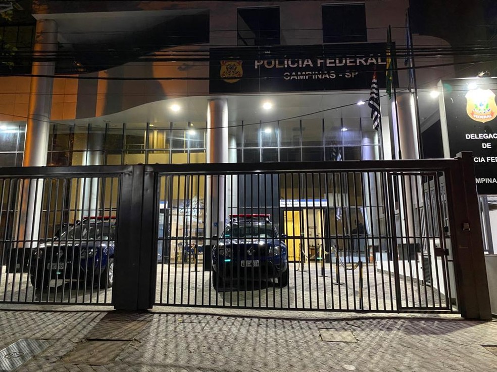 A sede da PF em Campinas, no bairro Botafogo — Foto: Daniel Mafra / EPTV