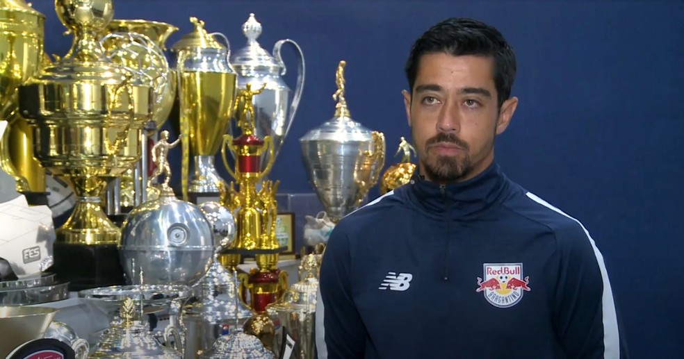 Artur Itiro, técnico do Bragantino na Copinha de 2023 — Foto: Lucas Rangel/TV Vanguarda