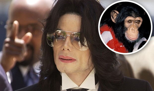 Michael Jackson e Bubbles (Foto: Getty Images)