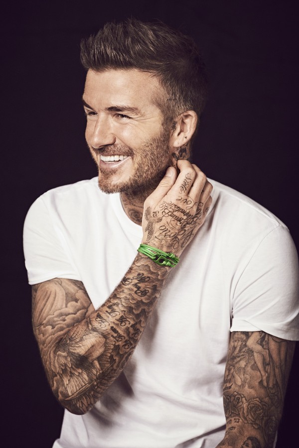 David Beckham, novo embaixador da #TOGETHERBAND  (Foto: reprodução)