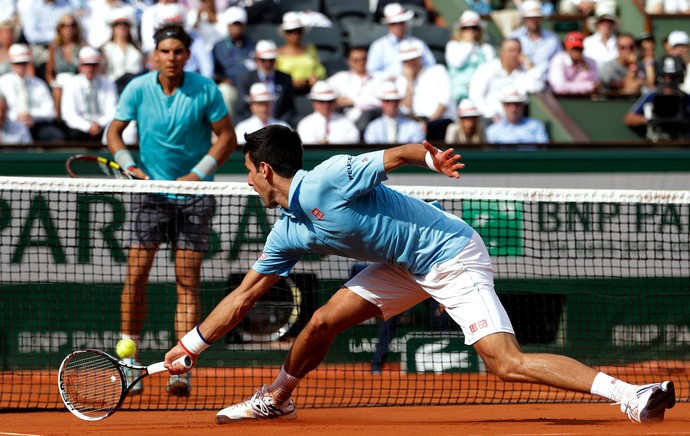 Djokovic e Rafael Nadal tênis final - Roland Garros (Foto: AFP)