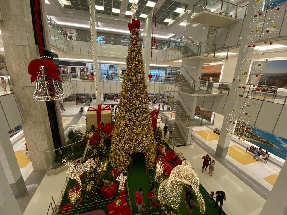 Shoppings de Natal terão horário especial no fim do ano — Foto: Augusto Gomes/g1