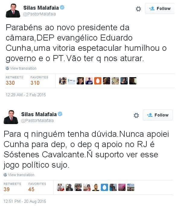 Silas Malafaia Muda Discurso Sobre Eduardo Cunha Ancelmo O Globo