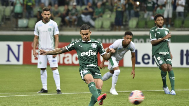 Dudu, em cobrança de pênalti perdido no Palmeiras