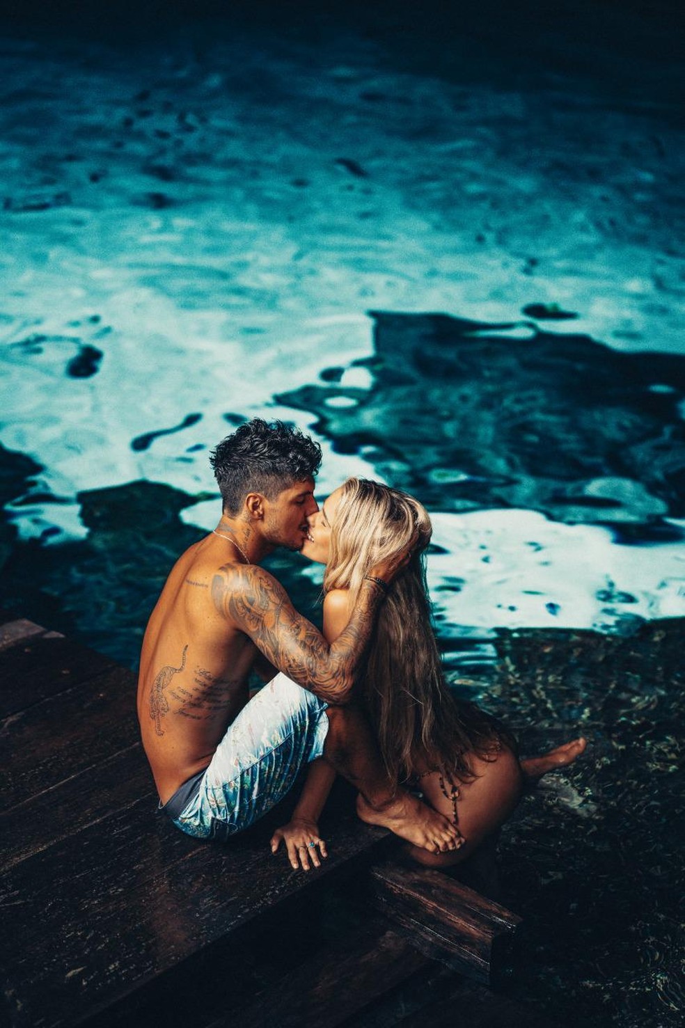 Yasmin Brunet e Gabriel Medina — Foto:  Lucas Pinhel/ Divulgação