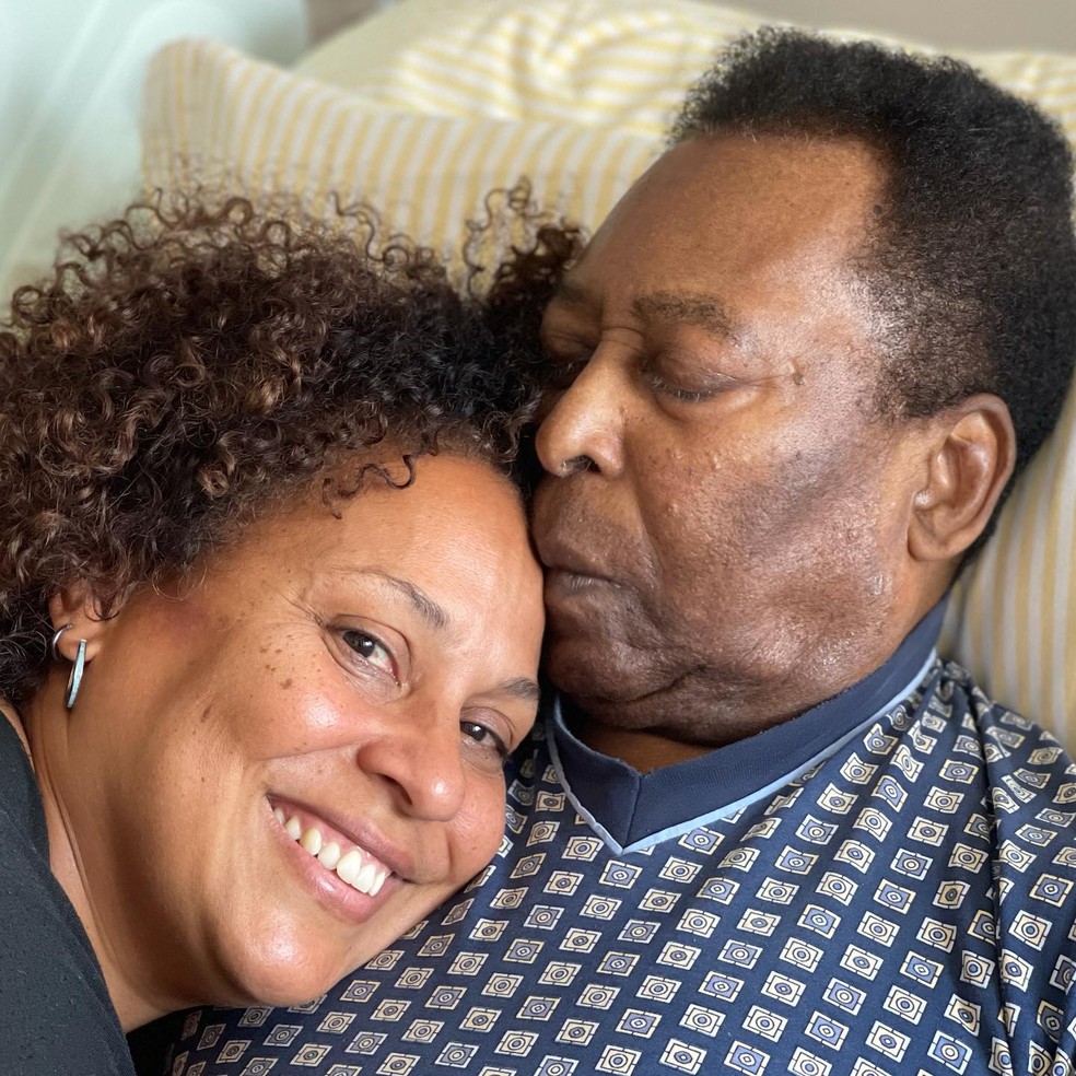 Pelé e Kely Cristina — Foto: Reprodução/Instagram