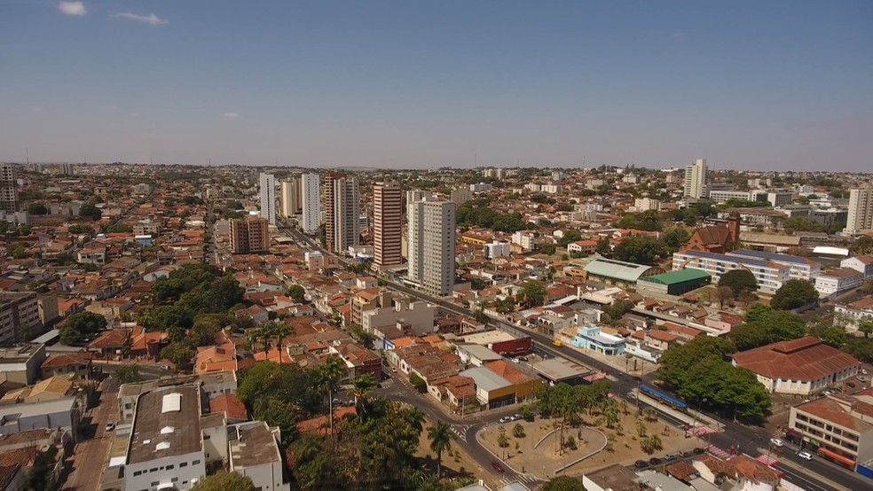 Cidade de Uberaba; imagem de arquivo — Foto: Reprodução/TV Integração