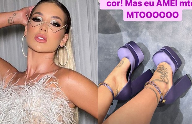 Nos EUA, Virgínia Fonseca compra sandália de grife avaliada em mais de 10 mil reais (Foto: reprodução/instagram)