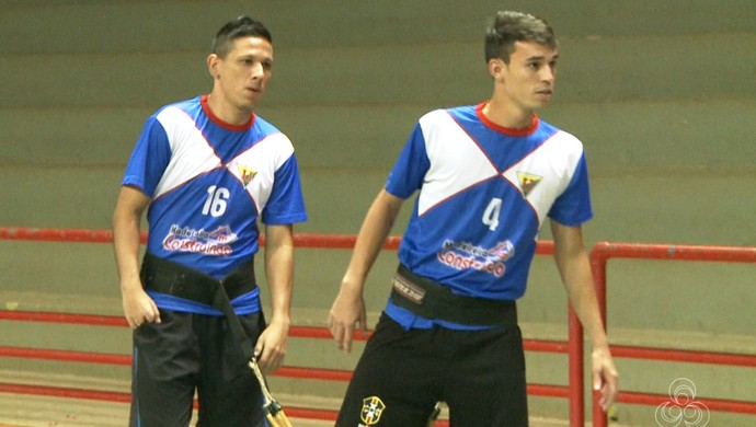 Weverton e Daniego, jogadores da seleção acreana de futsal (Foto: Reprodução/Rede Amazônica Acre)