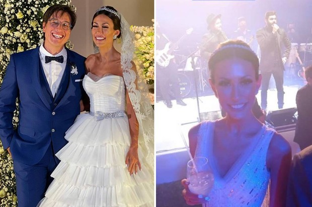 Israel e Rodolffo fazem show no casamento da influencer Bruna Tramontina (Foto: Reprodução/Instagram)