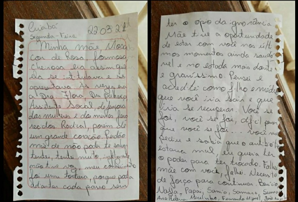 Médico publicou carta no perfil dele no Facebook — Foto: Facebook/Reprodução