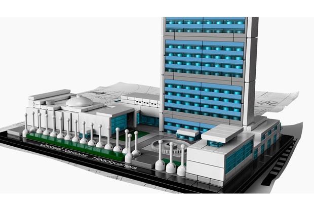 Lego recria sede da ONU em Nova York (Foto: Divulgação)