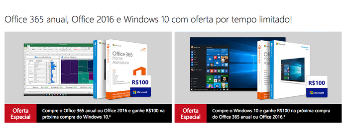 Microsoft oferece R$ 100 de desconto na compra do segundo software na Black Friday (Foto: Reprodução/TechTudo)