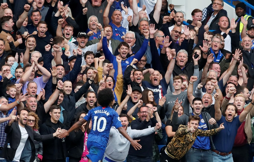 Willian defende o Chelsea há seis anos  — Foto: David Klein/Reuters