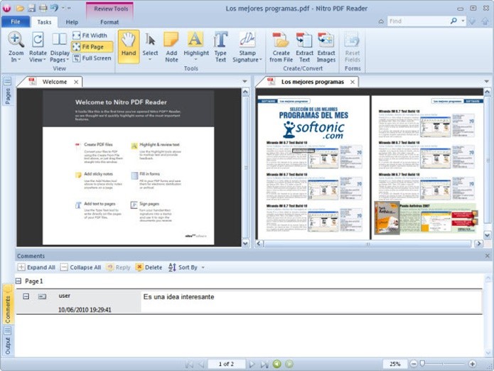 Nitro PDF Reader também conta com várias ferramentas úteis (Foto: Divulgação;/Nitro PDF Reader) 