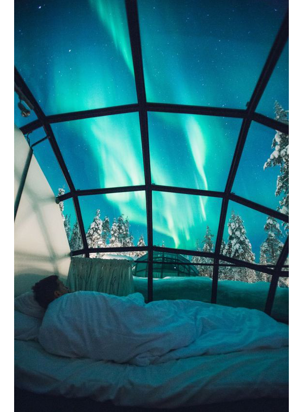 lugares-gostaria-de-estar-viagem-iglu-finlandia-neve-frio-aurora-boreal-romantico-3 (Foto: Pinterest)