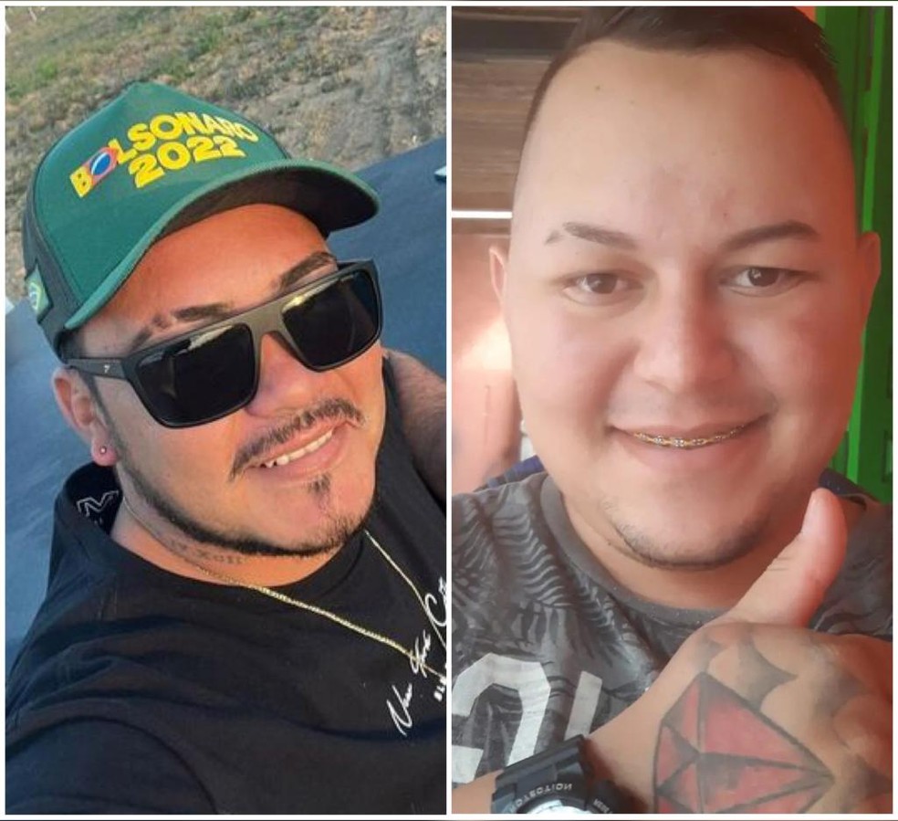 Edgar Ricardo de Oliveira, de 30 anos, e Ezequias Souza Ribeiro, de 27 anos, foram identificado como os autores do crime  Foto: Reprodução