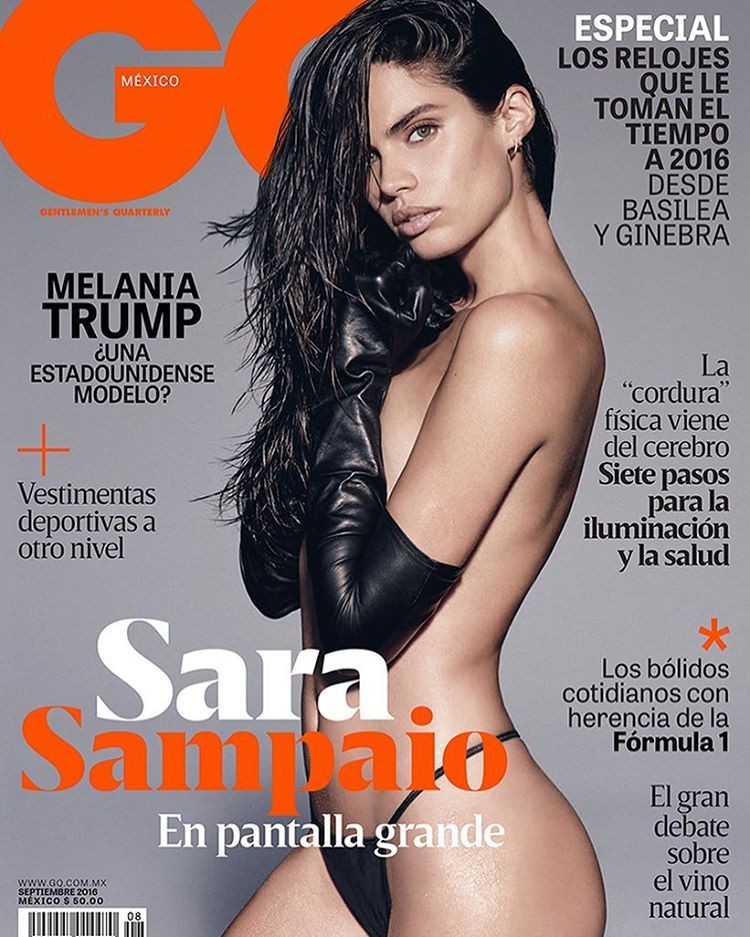 Sara Sampaio na capa da GQ mexicana de setembro (Foto: Reprodução/Instagram)