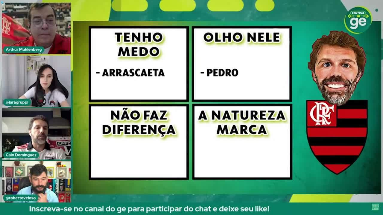 Voz da Torcida do S&atilde;o Paulo pede aten&ccedil;&atilde;o com Arrascaeta: 'Respeito muito'