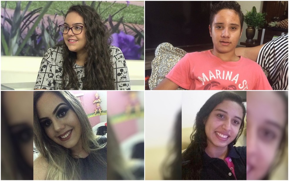 Sobreviventes dos tiros dentro de sala de aula do Colégio Goyases, em Goiânia — Foto: Arquivo Pesssoal e TV Anhanguera