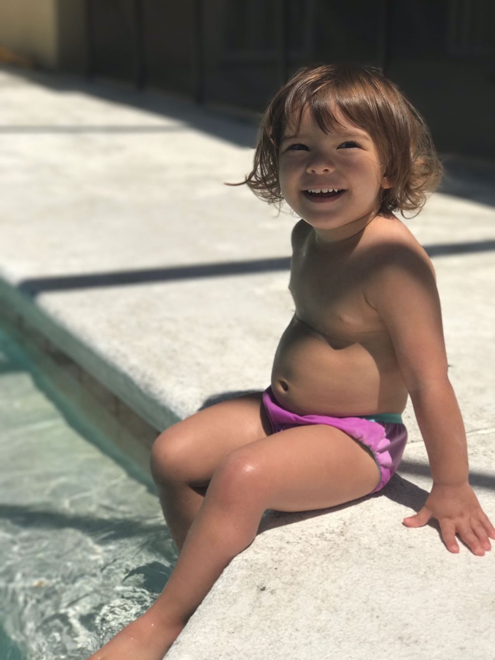 Susan tinha 2 anos quando se afogou na piscina da família — Foto: Arquivo Pessoal 