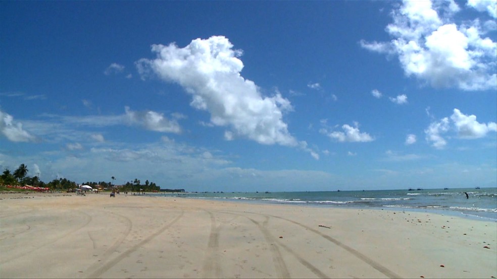 Litoral Norte de Alagoas é a região com maior número de trecos impróprios para banho (Foto: Reprodução/TV Gazeta)