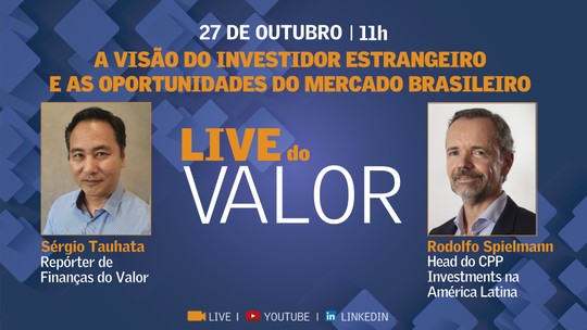 Live do Valor: Rodolfo Spielmann, do CPP Investments na AL, fala sobre a visão do investidor estrangeiro e as oportunidades do mercado brasileiro; assista à íntegra