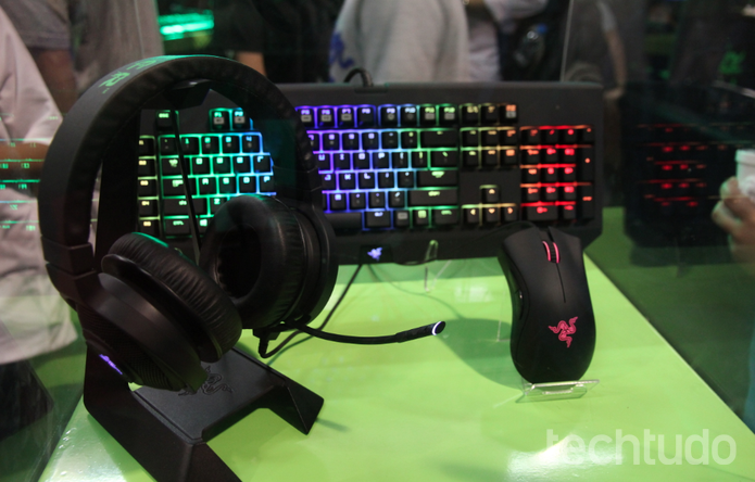 Razer exibe seus principais produtos na BGS 2014 (Foto: Diego Borges / TechTudo) Razer exibe seus principais produtos na BGS 2014 (Foto: Diego Borges / TechTudo)