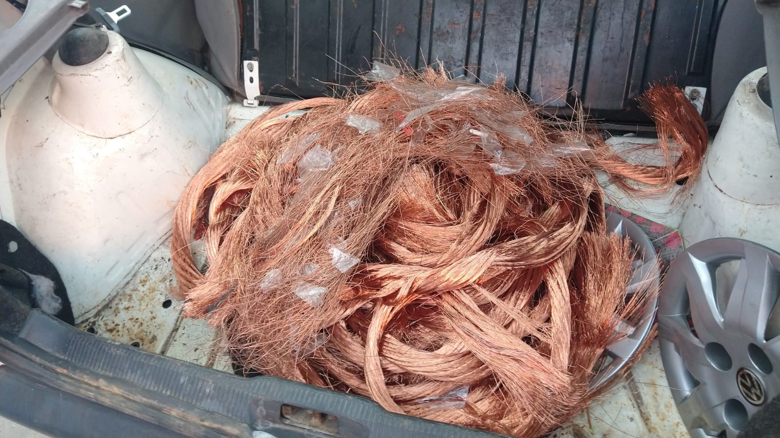 GCM recupera uma tonelada de fios e cabos de cobre furtados em Limeira; três são detidos