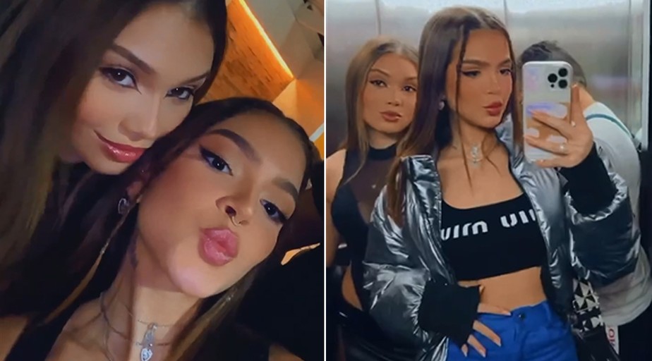 Em meio a rumores de fim de namoro com Mc Daniel, Mel Maia curte noitada com amigas