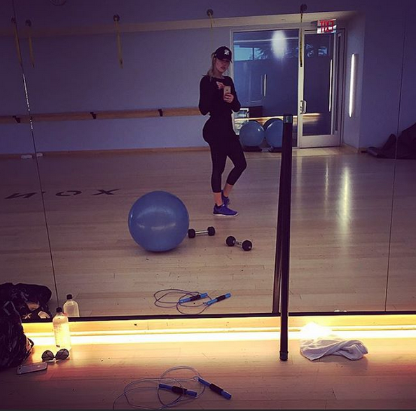 O segredo para a perda de peso de Khloé Kardashian? Muito HIIT! (Foto: Instagram/Reprodução)