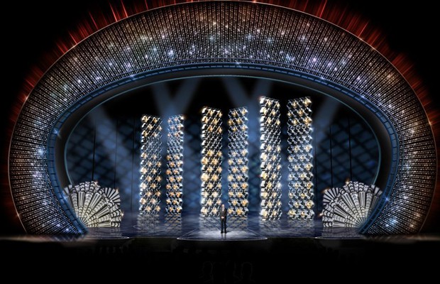 Oscar 2017: mais de 300 mil cristais formam o palco da premiação (Foto: Divulgação)