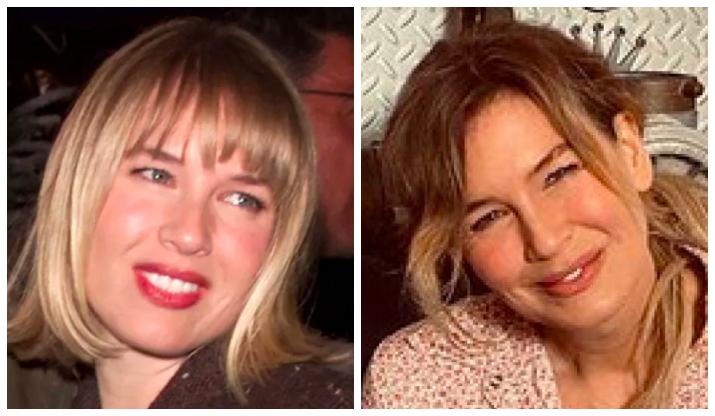 A transformação do rosto da atriz Renée Zellweger ao longo dos anos (Foto: Getty Images/Instagram)