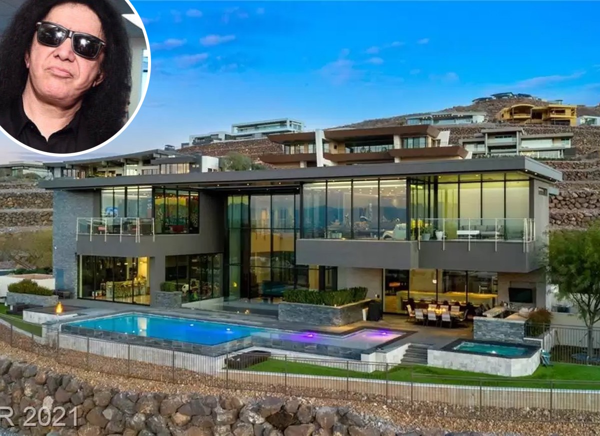 Gene Simmons coloca mansão em Las Vegas à venda (Foto: Realtor e Reprodução / Instagram)