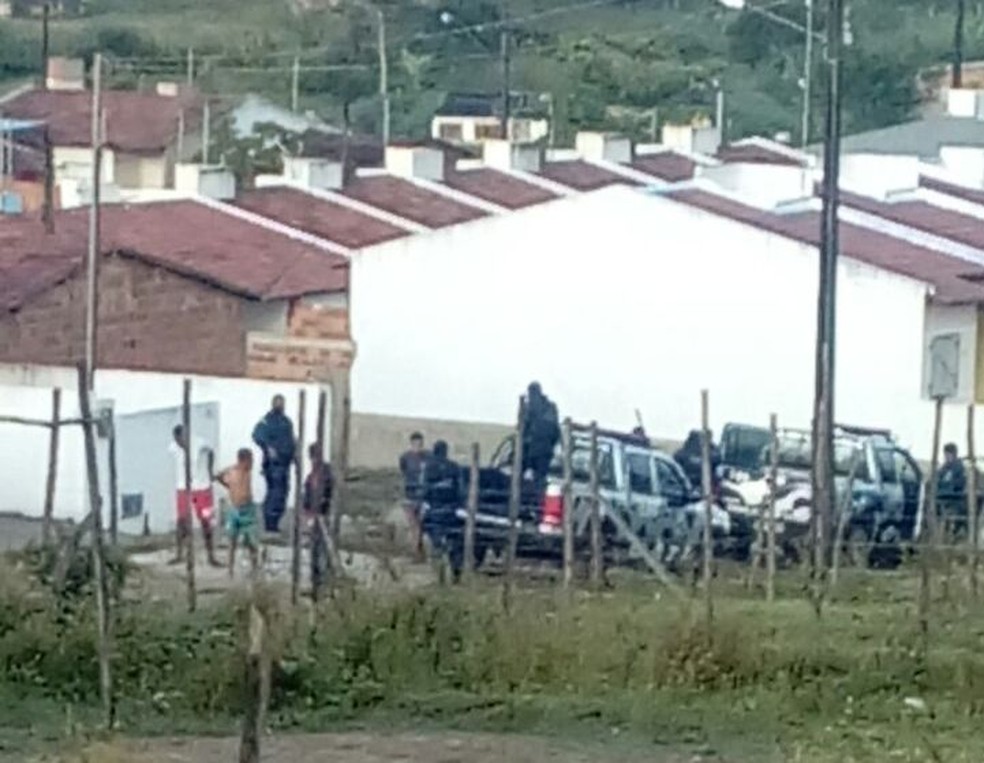 Operação policial no Loteamento Guajará em Socorro (Foto: Gati, Divulgação)