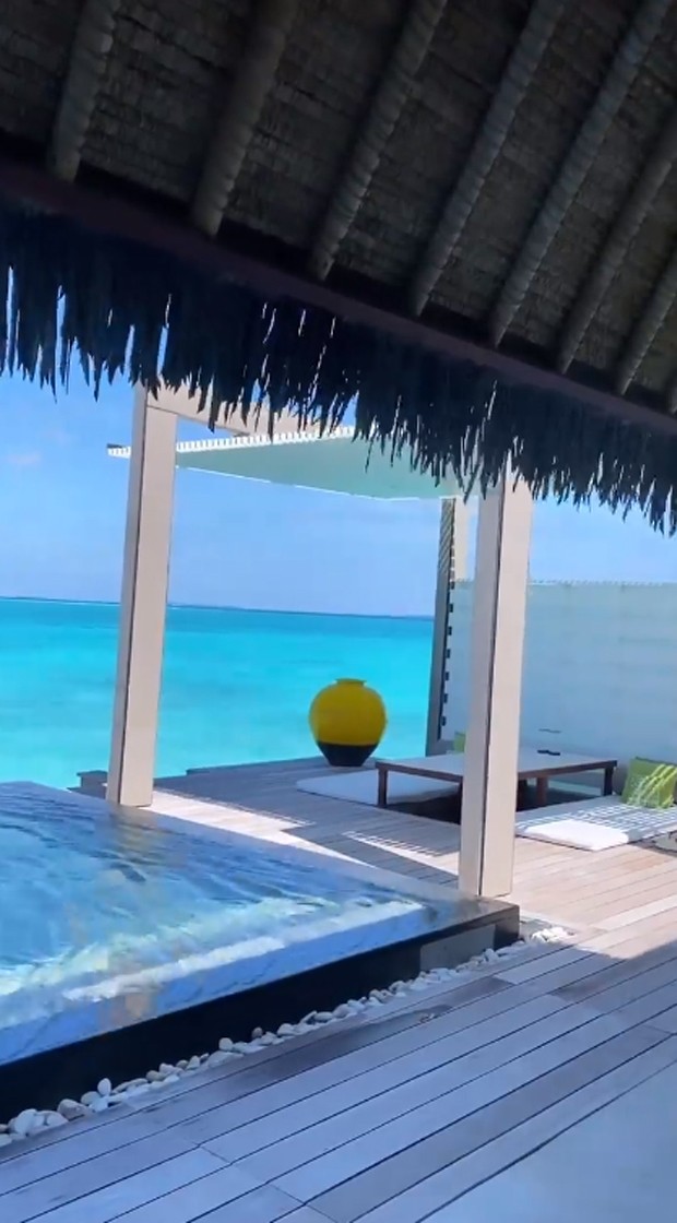 Ana Paula Siebert mostra quarto de luxo nas Maldivas (Foto: Reprodução / Instagram)