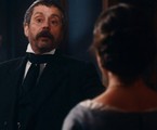 Alexandre Nero e Daphne Bozaski em cena de 'Nos tempos do Imperador' como Tonico e Dolores | Reprodução