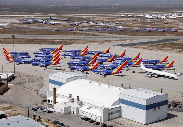 Aviões da Boeing na California.  (Foto: REUTERS/Mike Blake/File Photo)