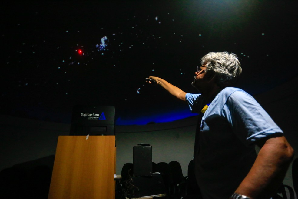 Sessões terão experiência interativa dos principais fenômenos do universo — Foto:  Thiago Ataíde/Ascom Seduc
