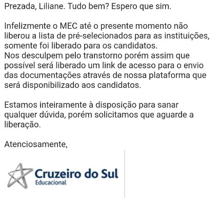 Universidades acusam MEC de atrasar dados do Prouni necessários para a matrícula de selecionados