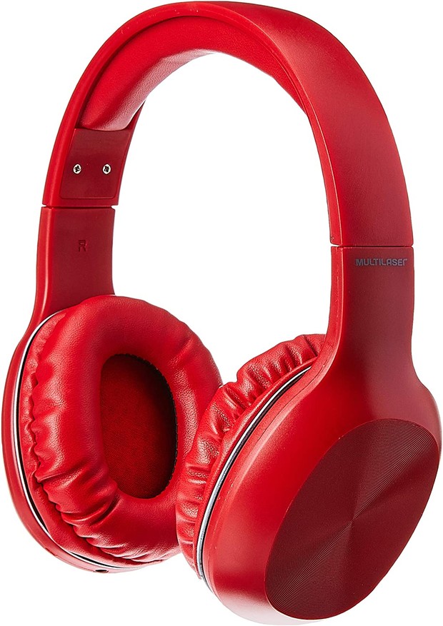 Fone De Ouvido Pop Bluetooth, Vermelho, Multilaser (Foto: Reprodução/ Amazon)