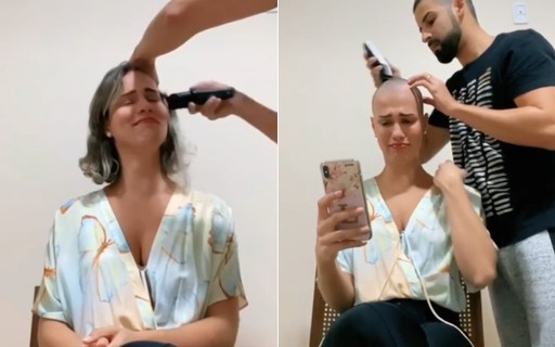 Usuário de fórum raspa cabelo para apoiar esposa com câncer