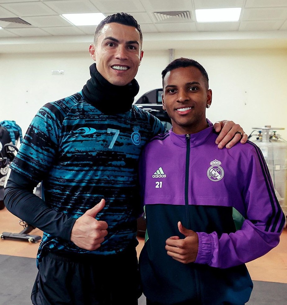 Cristiano Ronaldo e Rodrygo