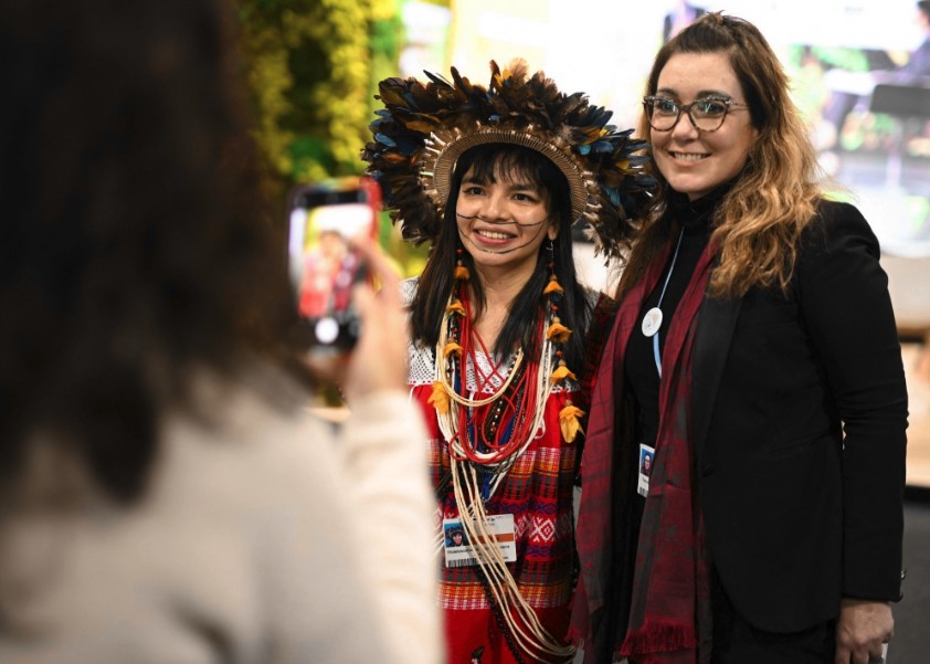 La indígena Txai Suruí, que representó a Brasil en la COP26, en Escocia