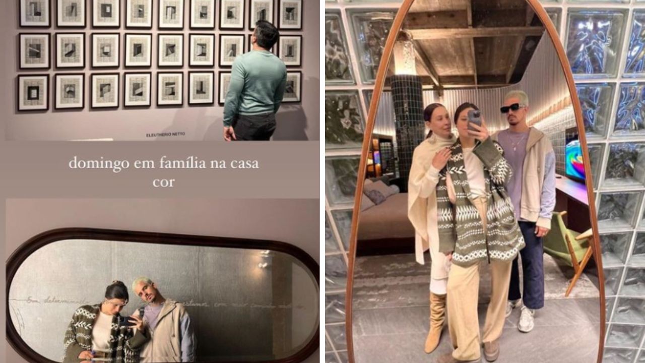 Dia em família com Claudia Raia, o marido e os filhos (Foto: Reprodução/Instagram)