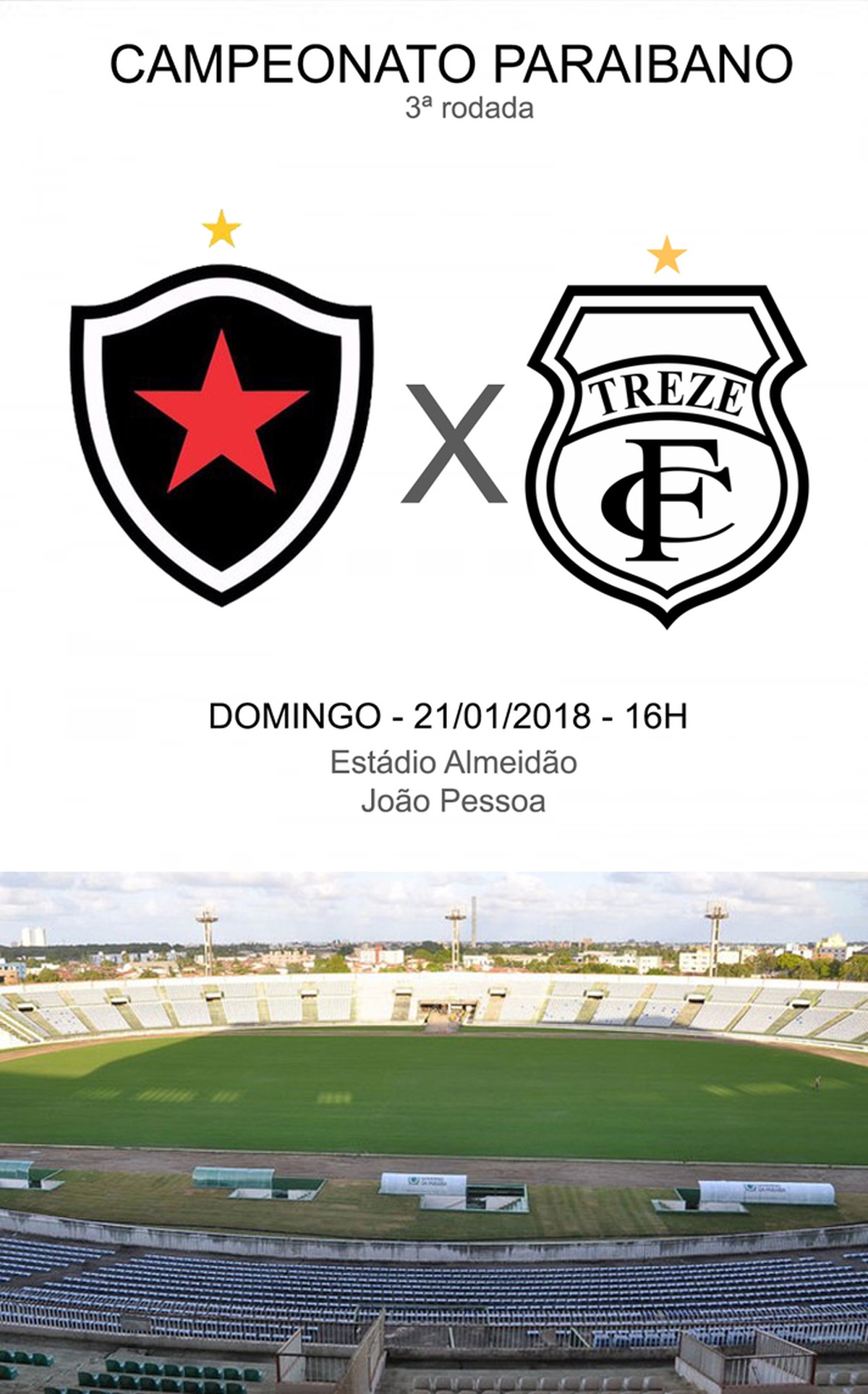 Rodada #3: tudo o que você precisa saber sobre Botafogo-PB x Treze ...