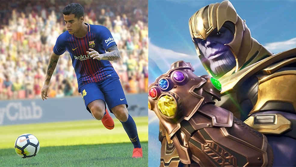 #Tecnologia - PES 2019 e Thanos em Fortnite foram os ... - 984 x 554 jpeg 127kB