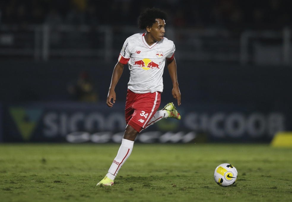 Andrés Hurtado, lateral-direito do Bragantino — Foto: Ari Ferreira/Red Bull Bragantino