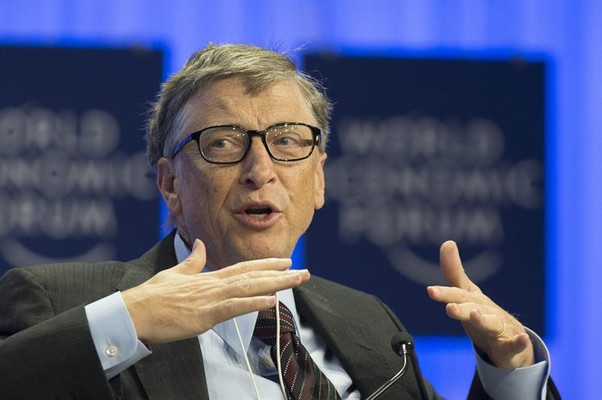 Bill Gates participa do Fórum Econômico Mundial (Foto: Agência EFE)