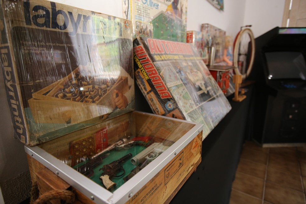 Exposição com mais de 600 brinquedos antigos é aberta para visitação em Itararé — Foto: Prefeitura de Itararé/ Divulgação